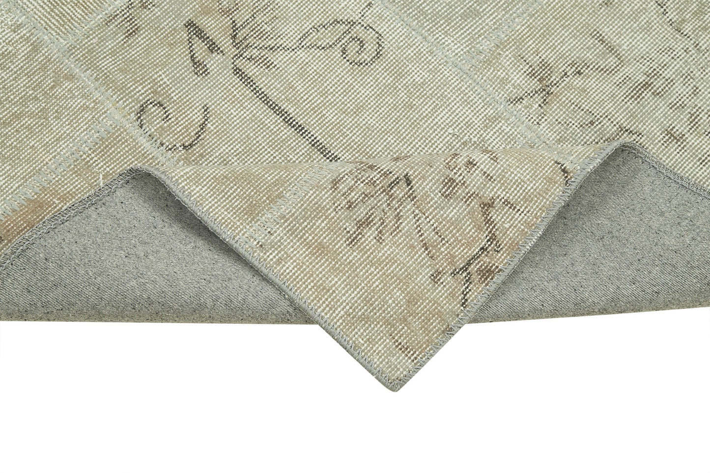 3x10 Beige Patchwork Runner Rug - 28977