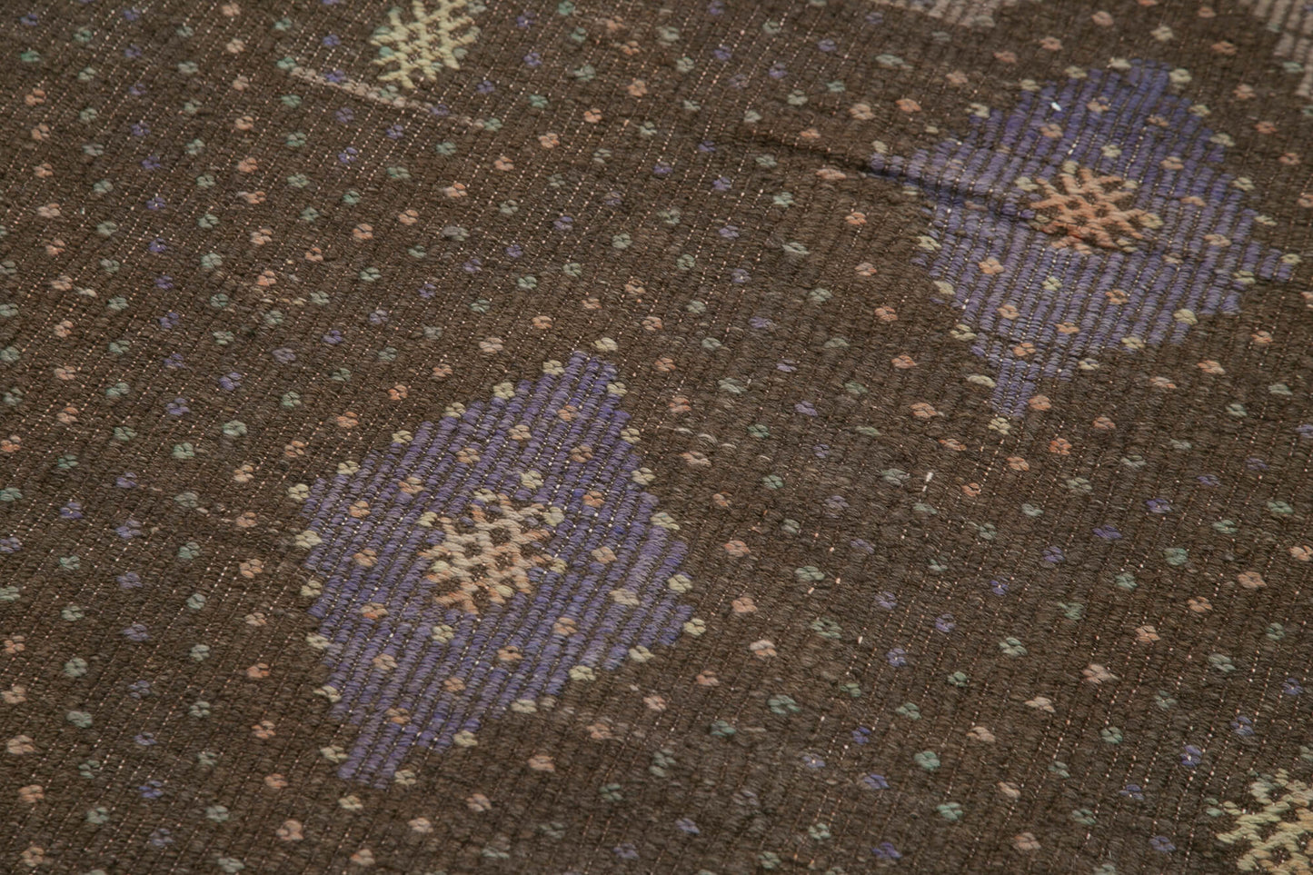 3x11 Brown Oriental Kilim Runner Rug - 29222