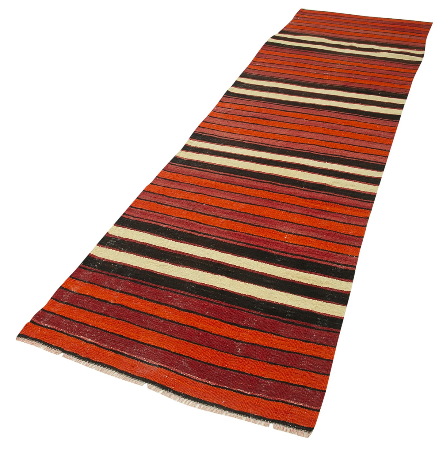 3x11 Multicolor Oriental Kilim Runner Rug - 29236