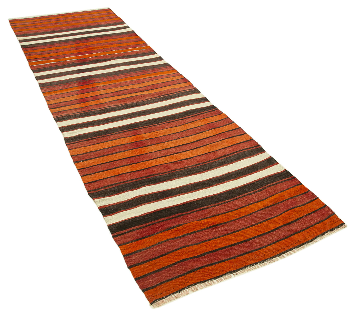 3x11 Multicolor Oriental Kilim Runner Rug - 29237