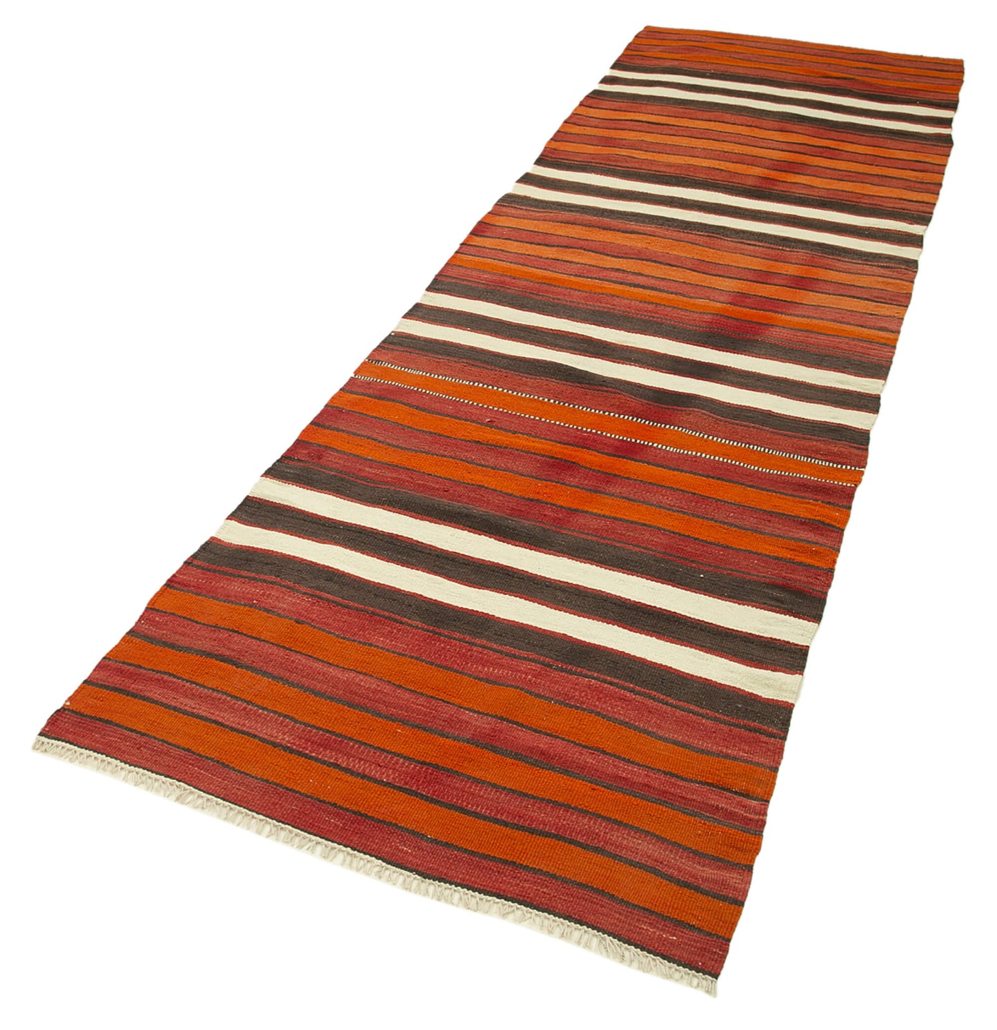 3x11 Multicolor Oriental Kilim Runner Rug - 29237