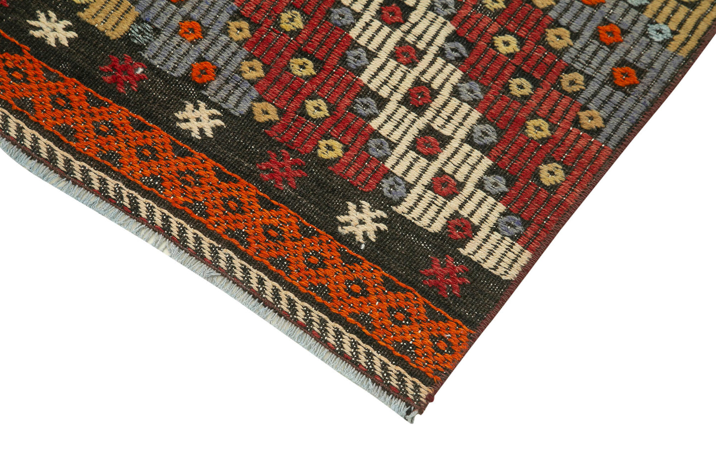 3x11 Multicolor Oriental Kilim Runner Rug - 29259
