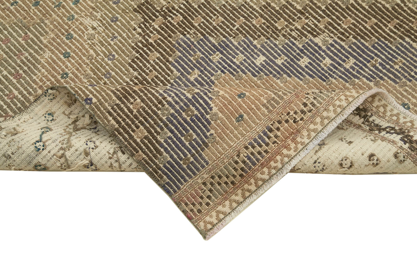 3x9 Beige Oriental Kilim Runner Rug - 29264