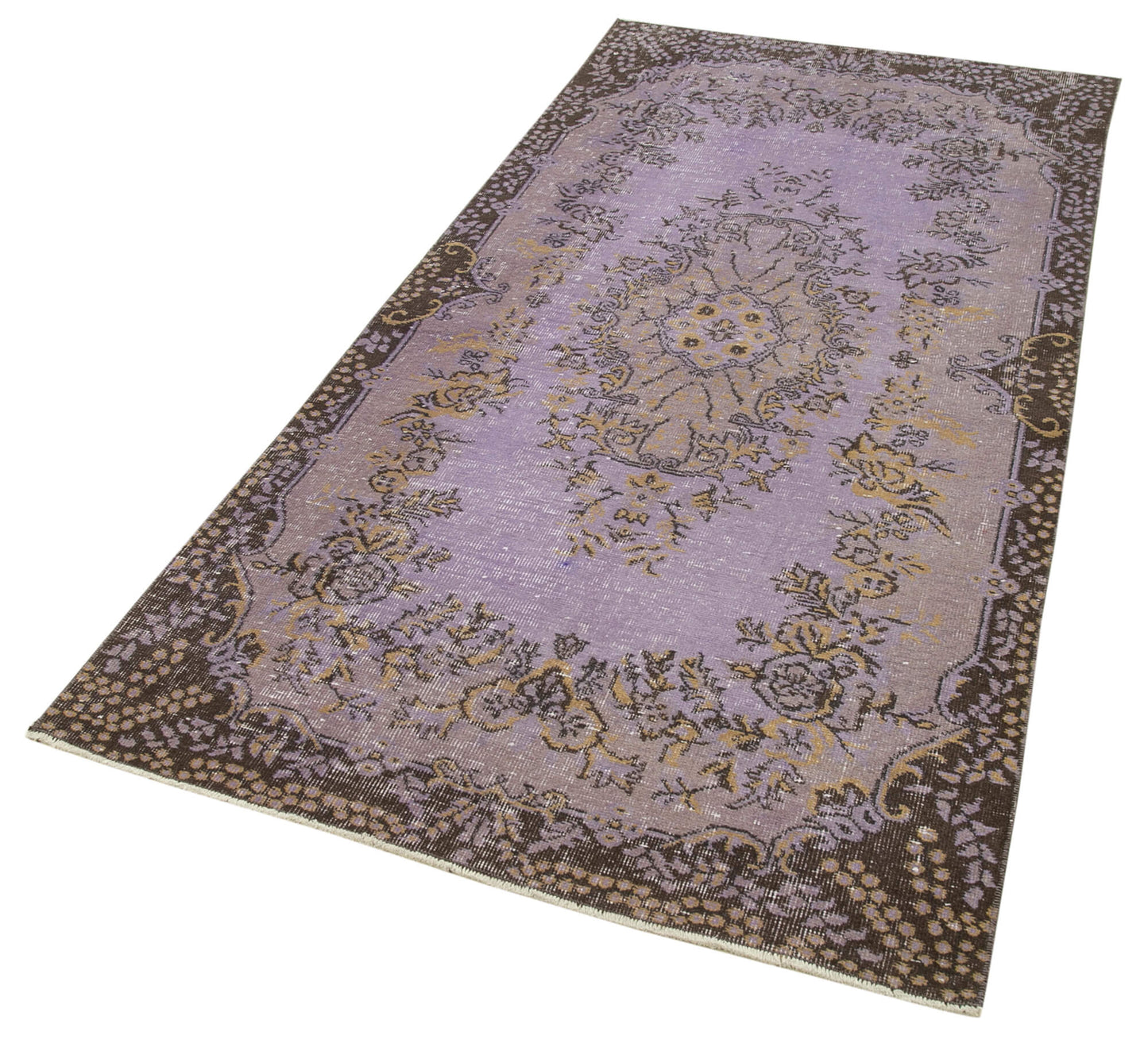 4x8 Purple Overdyed Rug - 29331