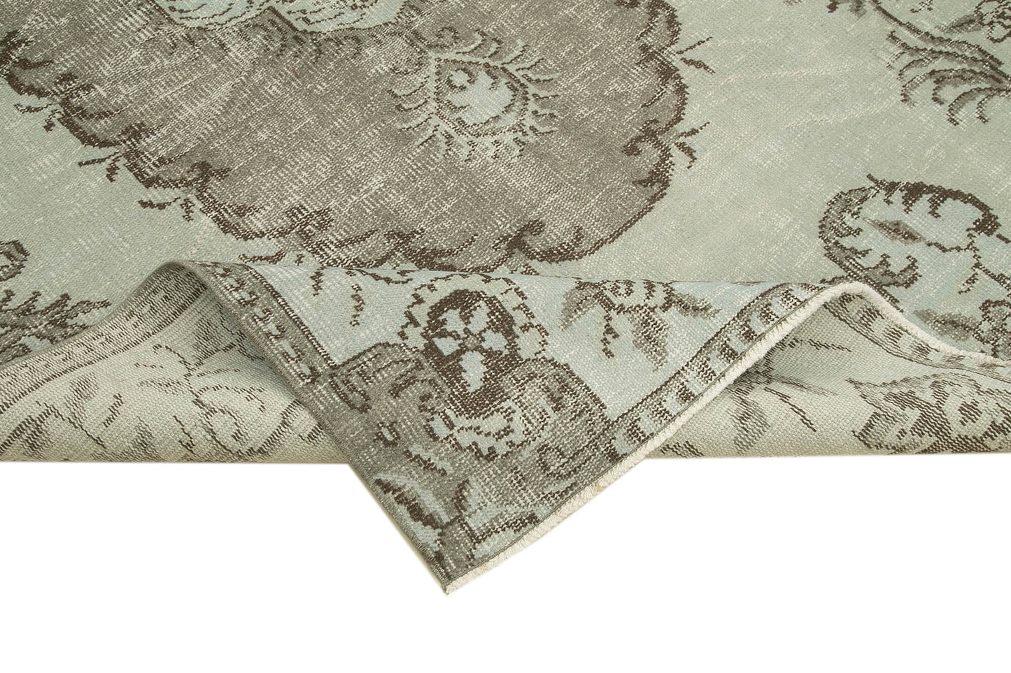 5x8 Grey Overdyed Rug - 29889