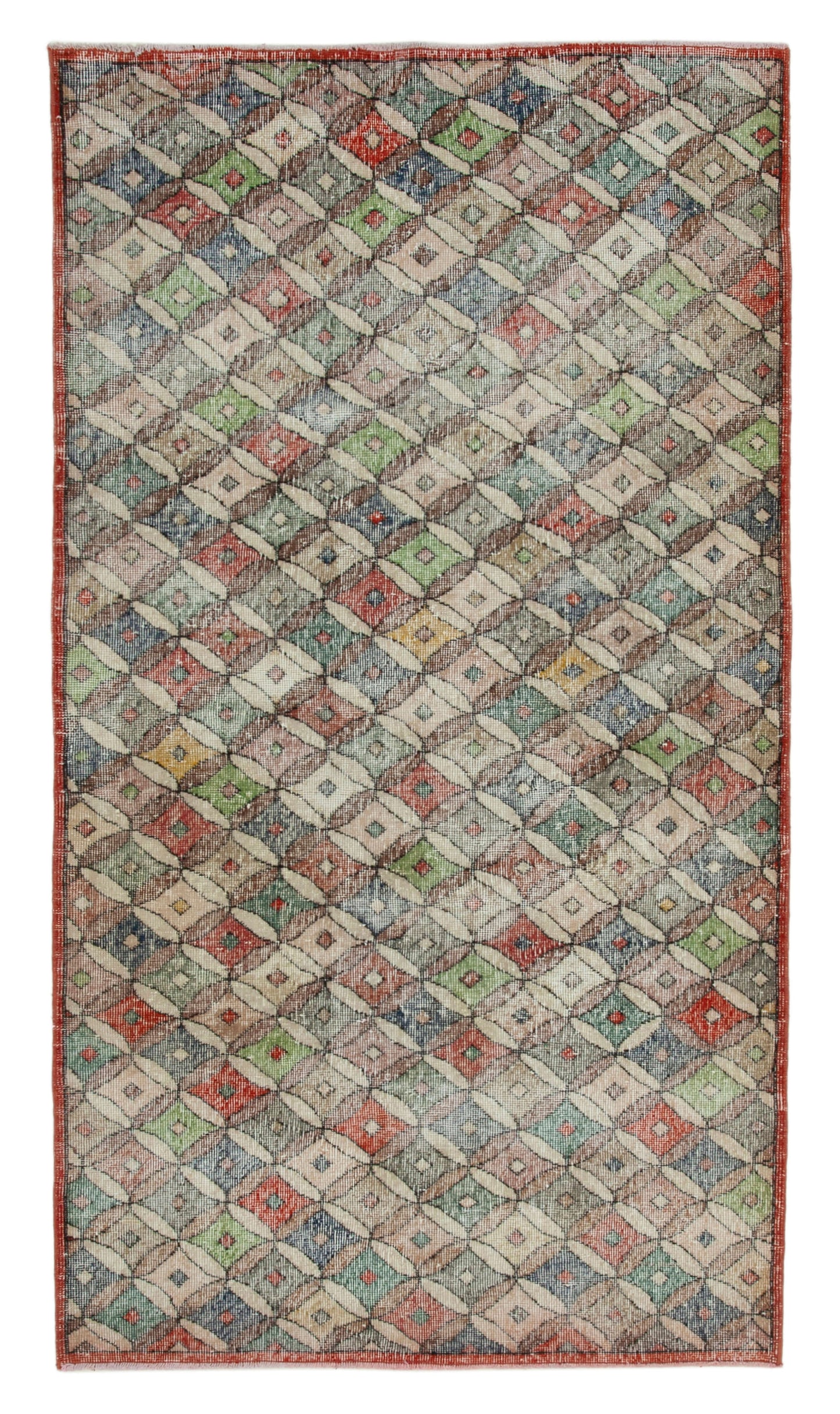 4x8 Beige Bohemian Rug - 29935