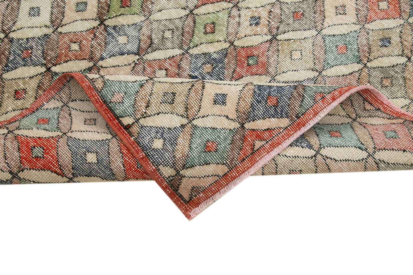 4x8 Beige Bohemian Rug - 29935