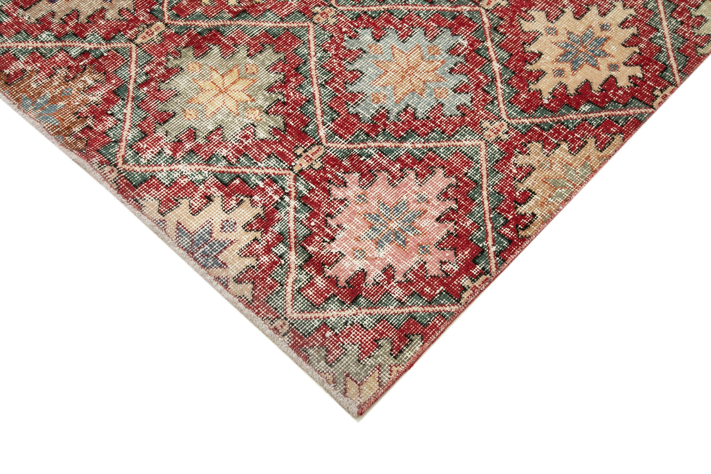 5x9 Red Bohemian Rug - 29943