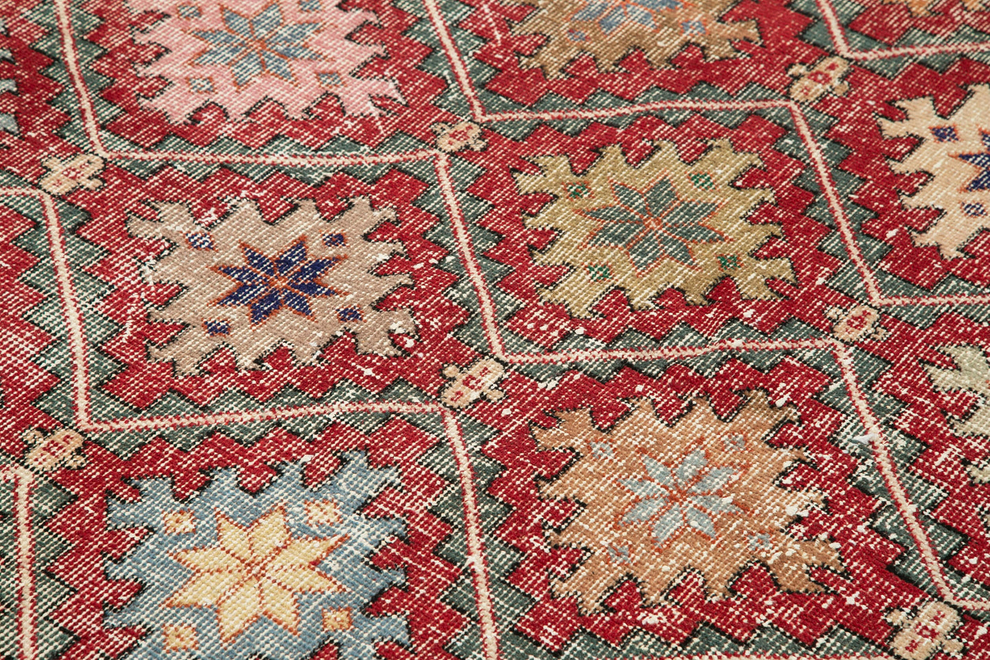 5x9 Red Bohemian Rug - 29943