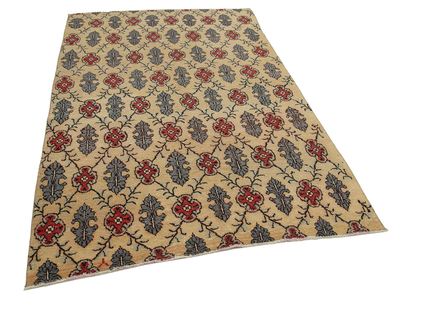 5x8 Yellow Bohemian Rug - 29994