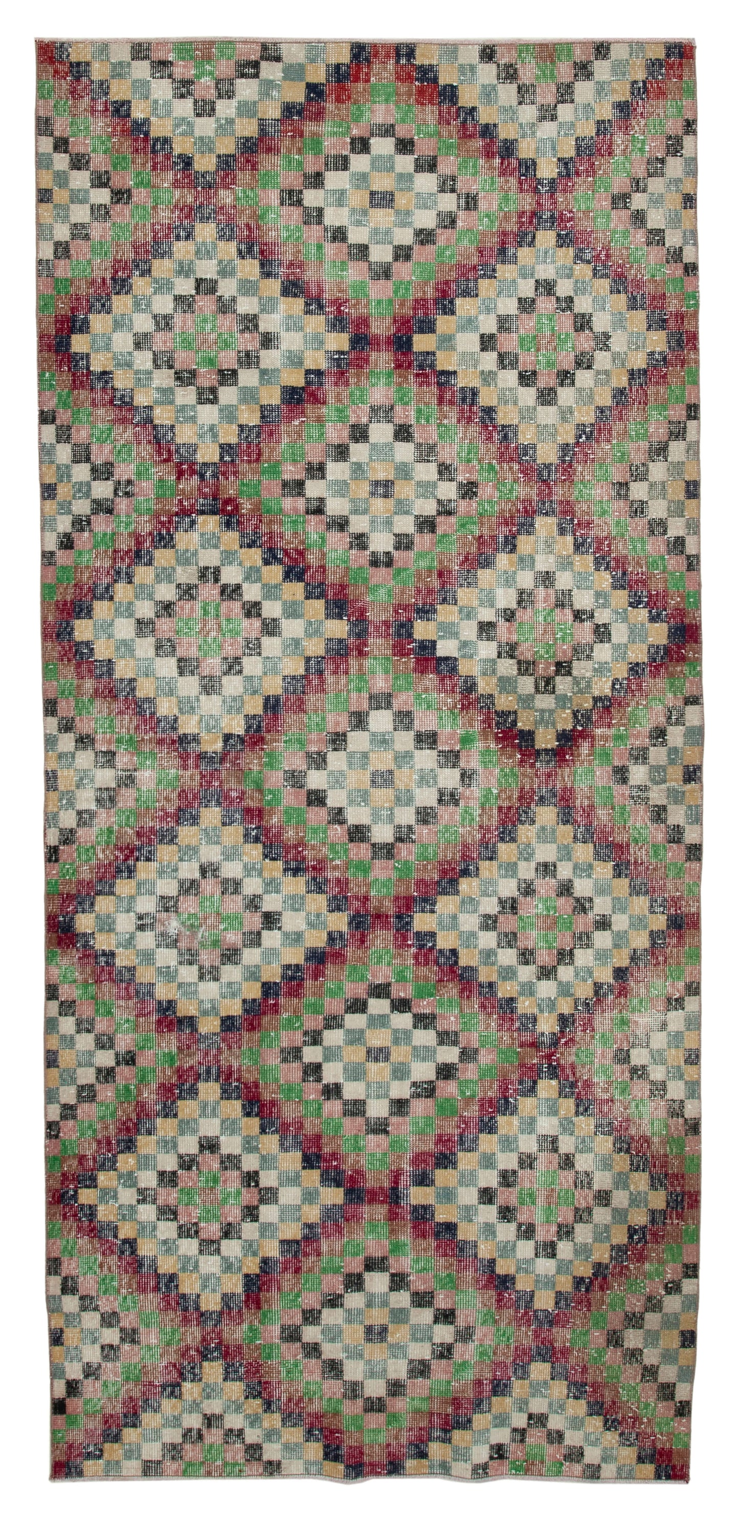 4x10 Multicolor Bohemian Runner Rug - 30011