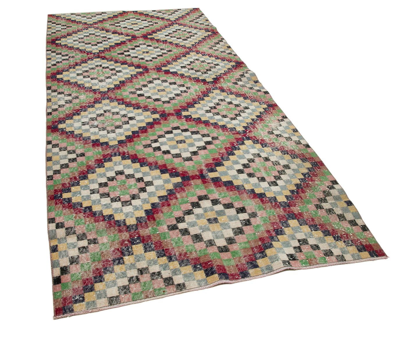 4x10 Multicolor Bohemian Runner Rug - 30011