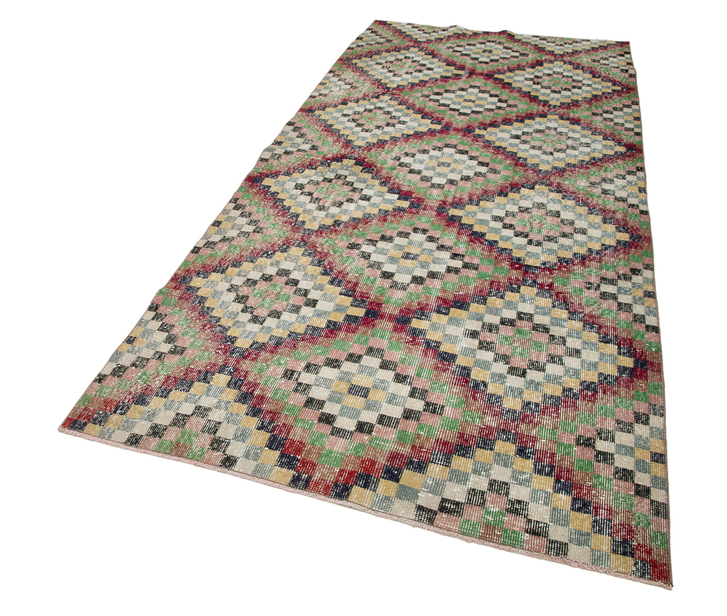 4x10 Multicolor Bohemian Runner Rug - 30011