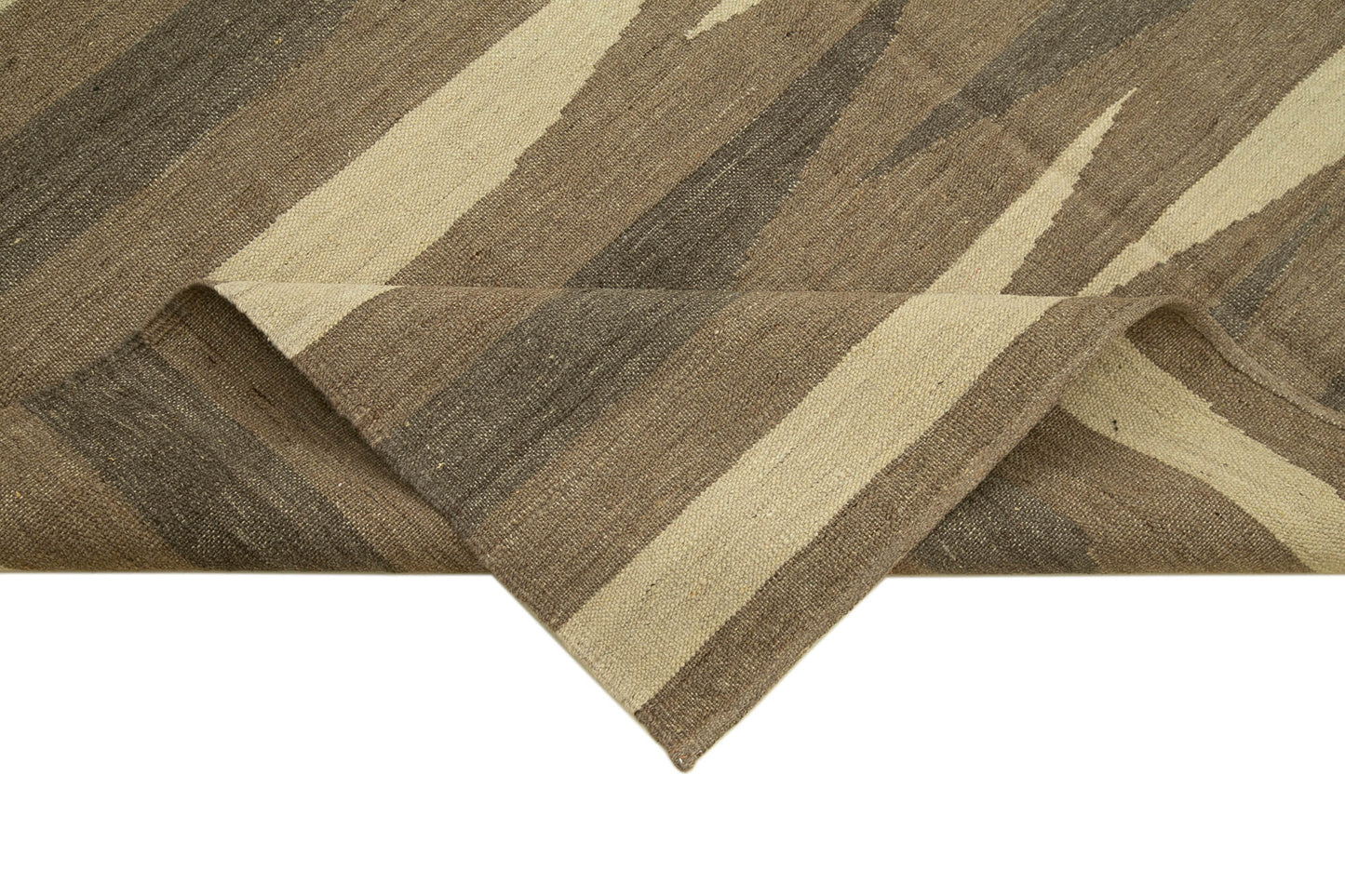 6x8 Brown Contemporary Kilim Rug - 30103