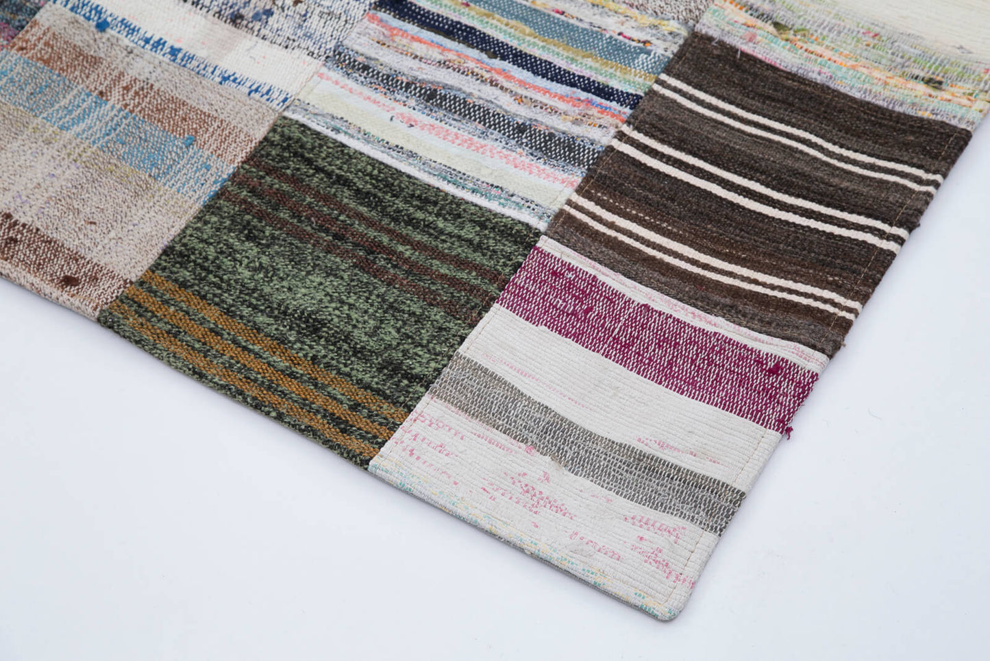 7x10 Multicolor Kilim Patchwork Rug - 30228
