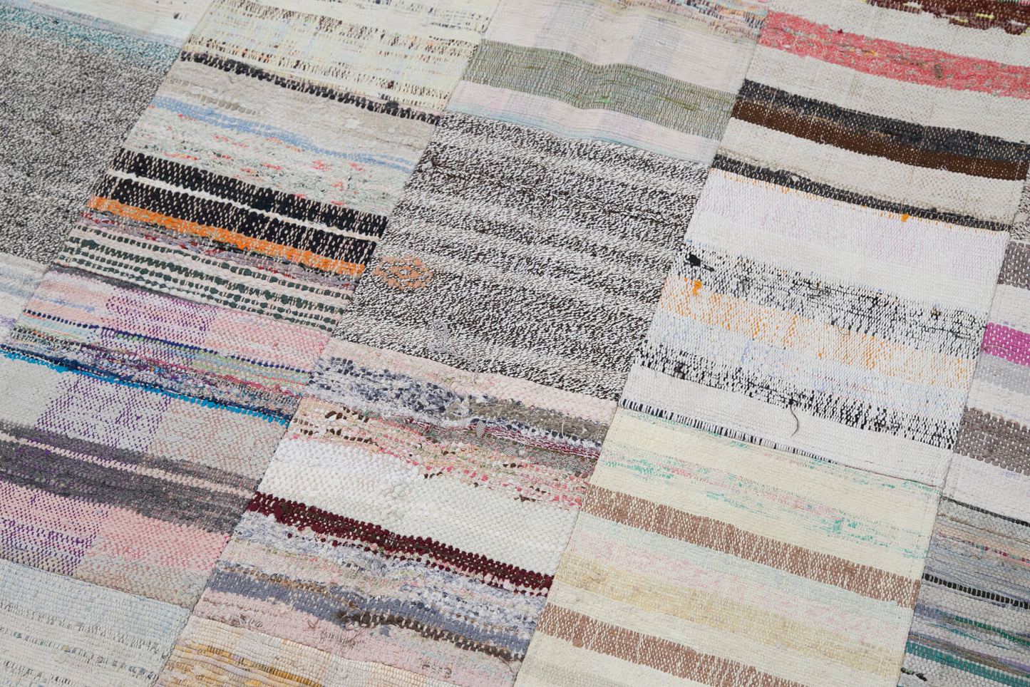 7x10 Multicolor Kilim Patchwork Rug - 30230