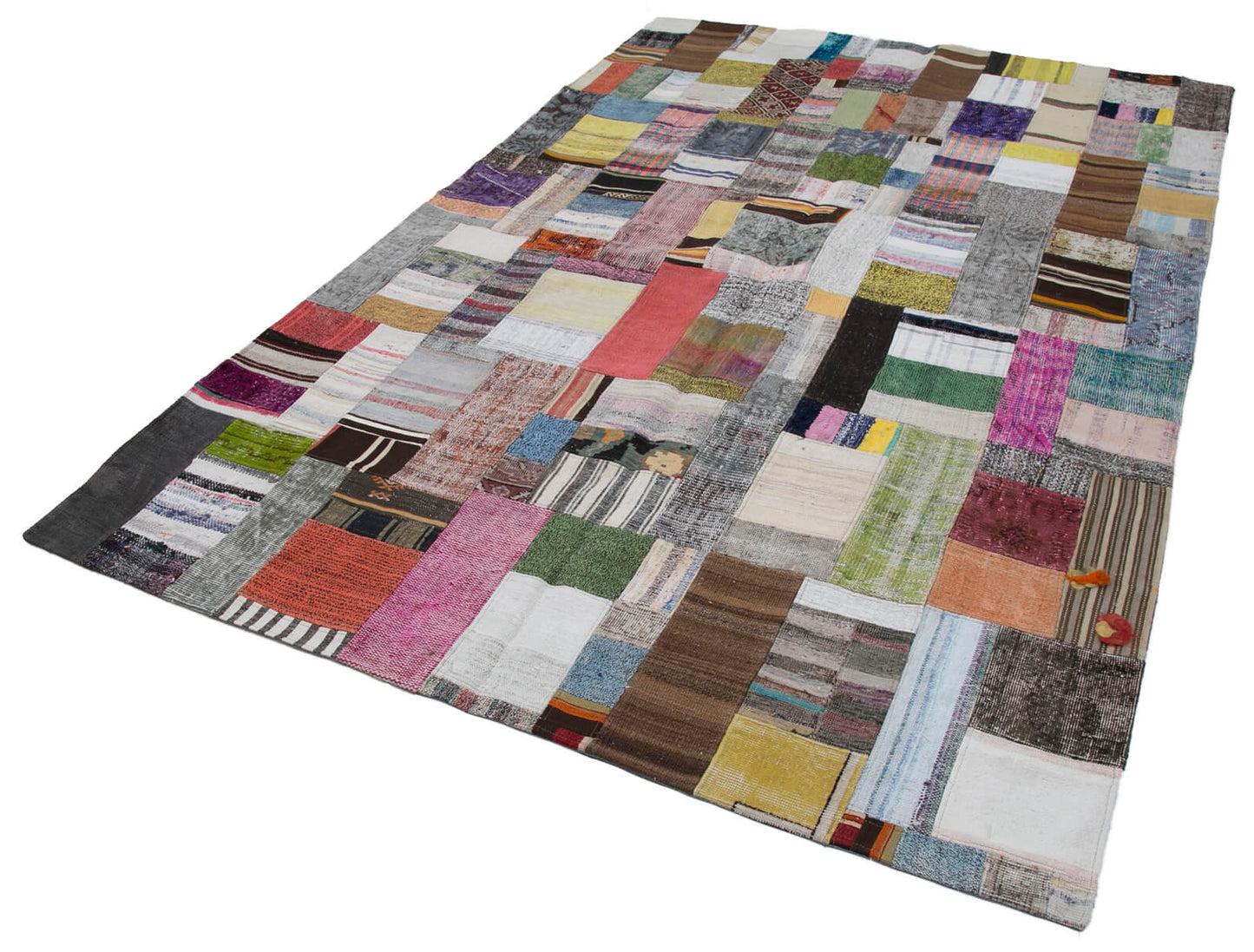 7x10 Multicolor Kilim Patchwork Rug - 30234