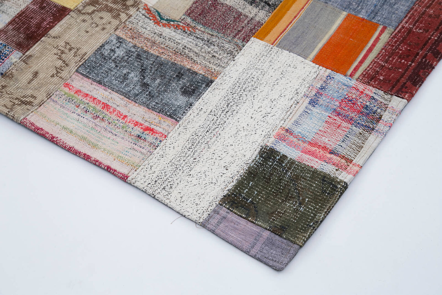 7x10 Multicolor Kilim Patchwork Rug - 30240