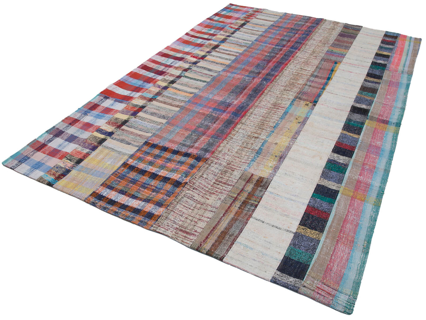 6x10 Multicolor Kilim Patchwork Rug - 30246