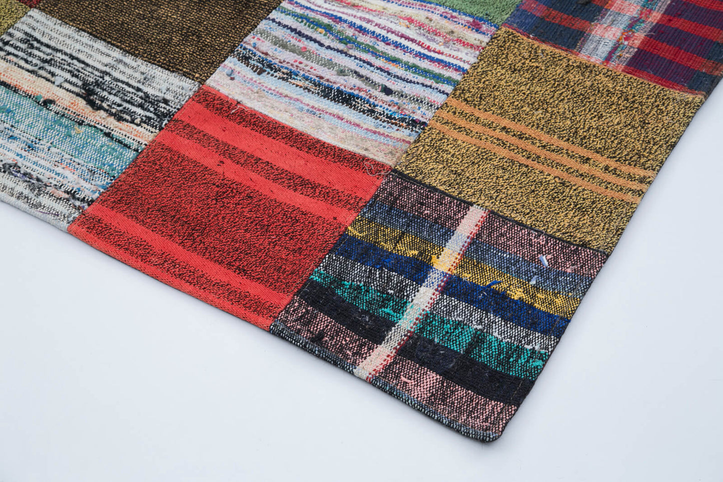 7x10 Multicolor Kilim Patchwork Rug - 30247