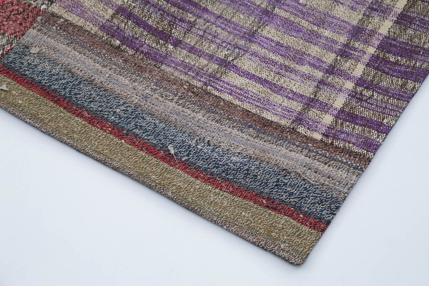 7x10 Multicolor Kilim Patchwork Rug - 30248