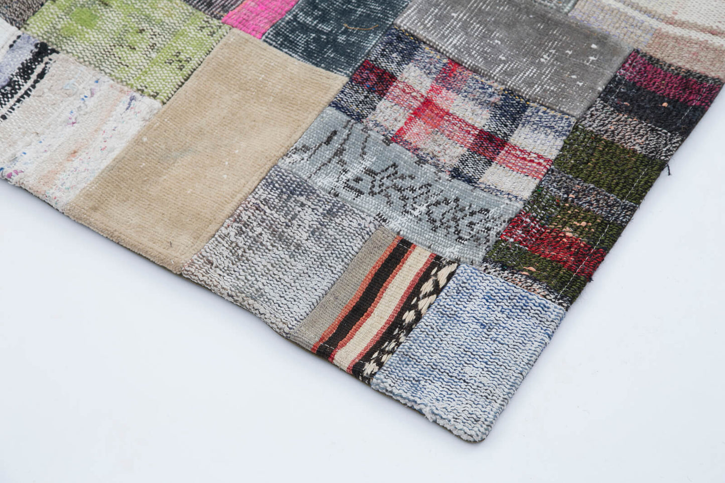 7x10 Multicolor Kilim Patchwork Rug - 30252