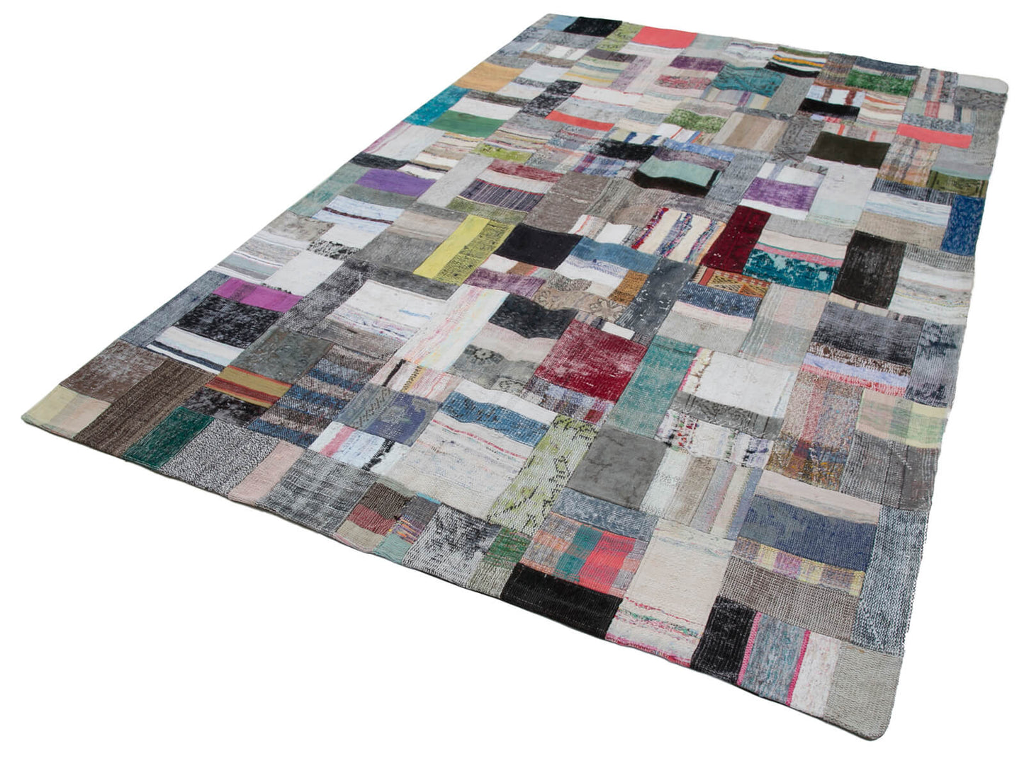 7x10 Multicolor Kilim Patchwork Rug - 30253