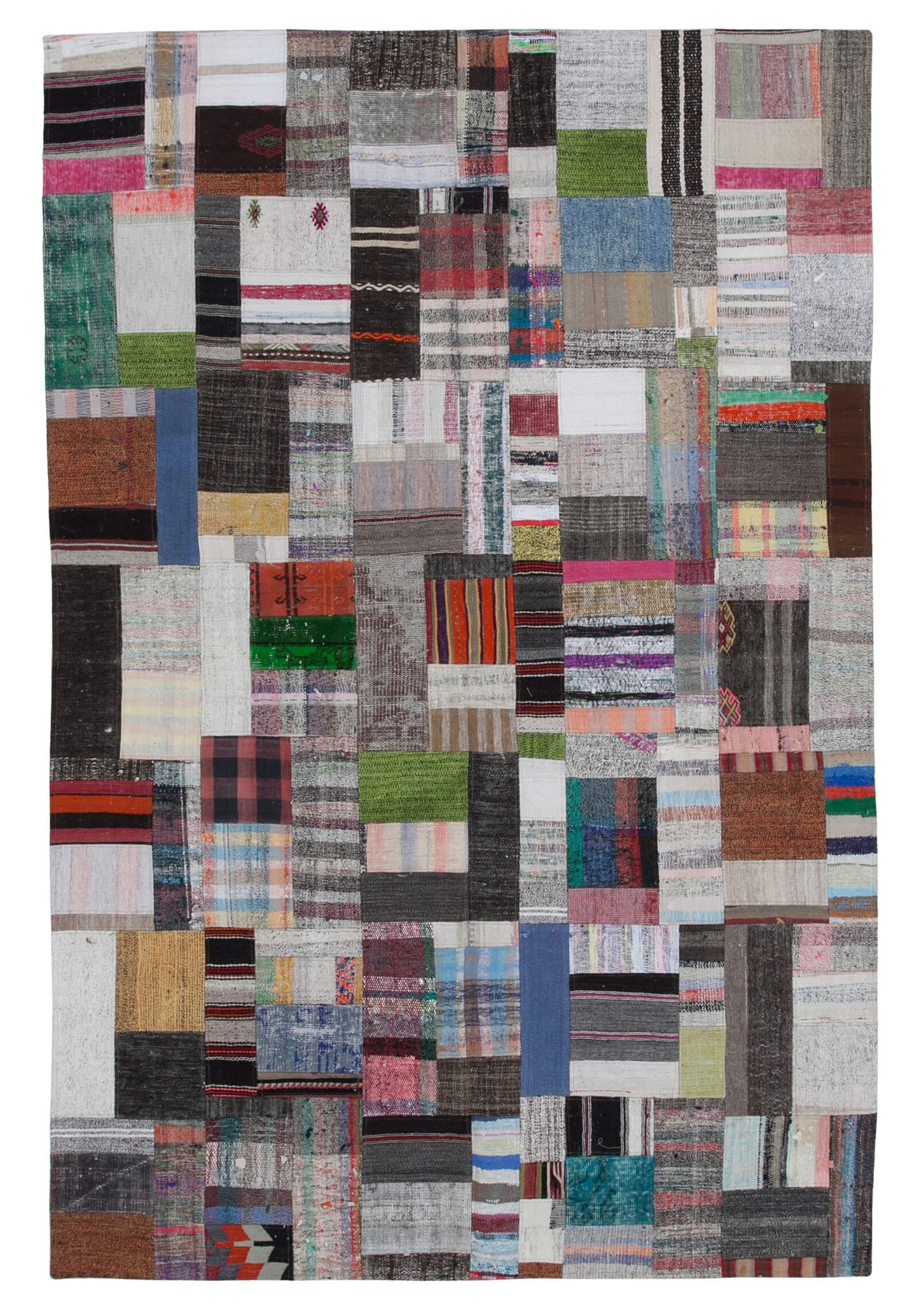 6x10 Multicolor Kilim Patchwork Rug - 30263