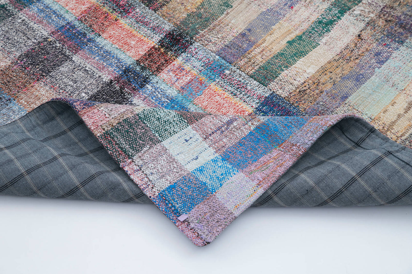 7x10 Multicolor Kilim Patchwork Rug - 30271
