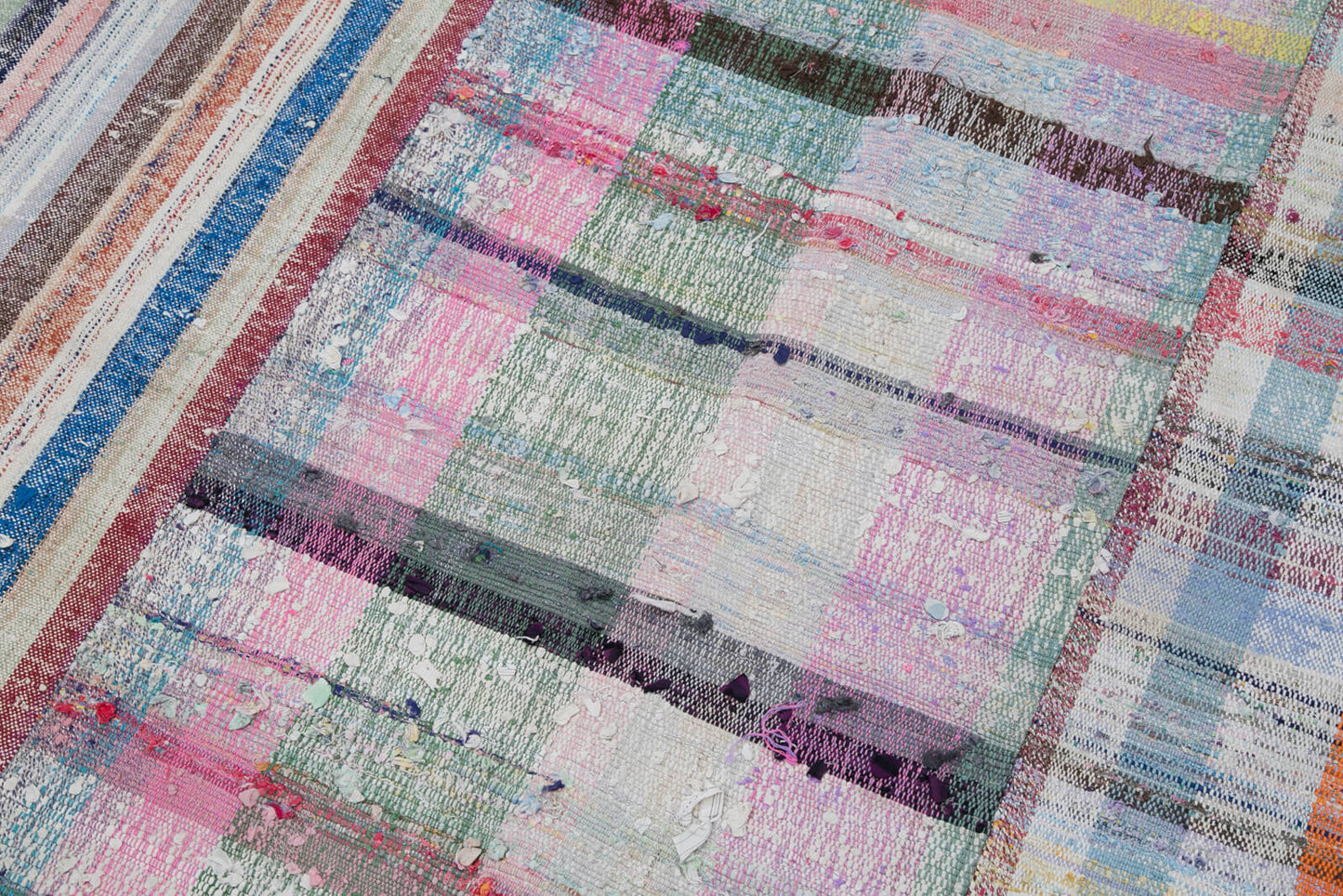 6x6 Multicolor Kilim Patchwork Rug - 30292