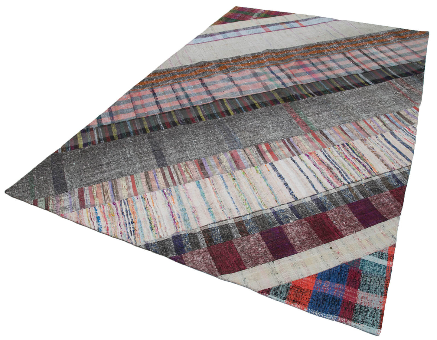 6x10 Multicolor Kilim Patchwork Rug - 30312