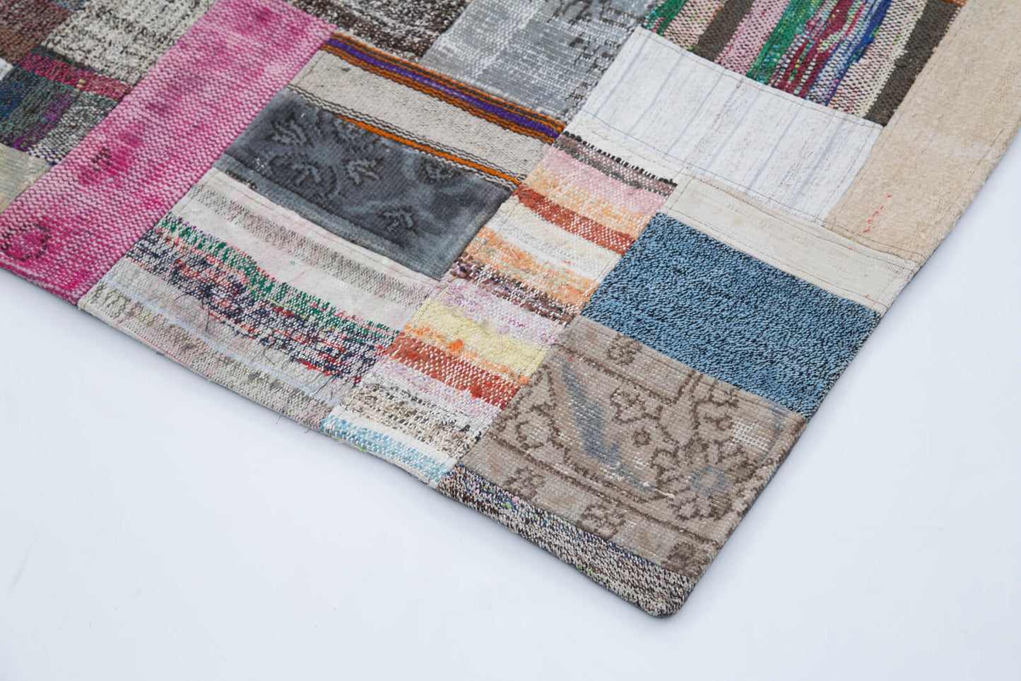 7x10 Multicolor Kilim Patchwork Rug - 30323