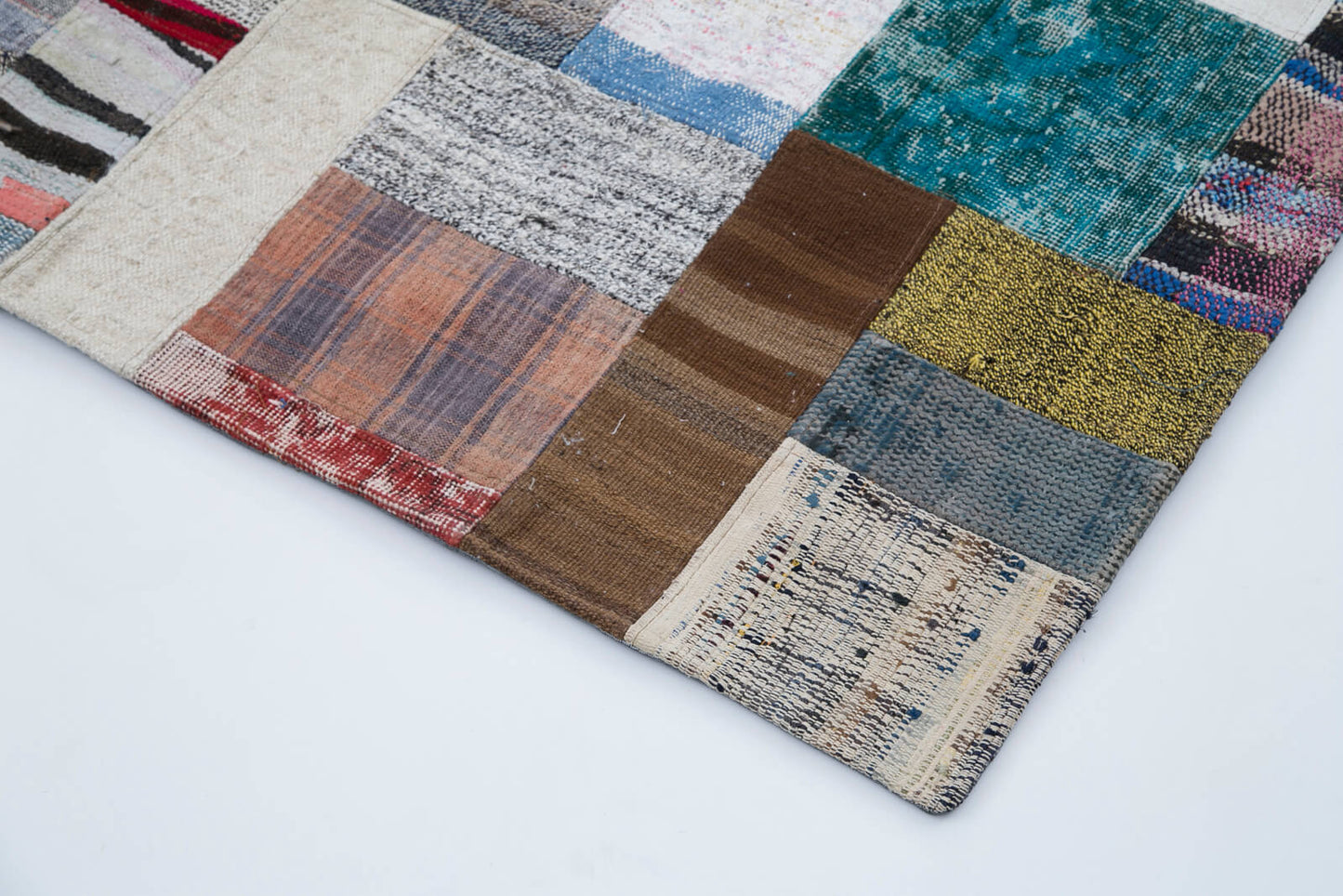 7x10 Multicolor Kilim Patchwork Rug - 30324