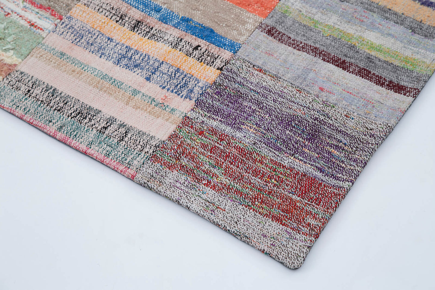 7x10 Multicolor Kilim Patchwork Rug - 30327