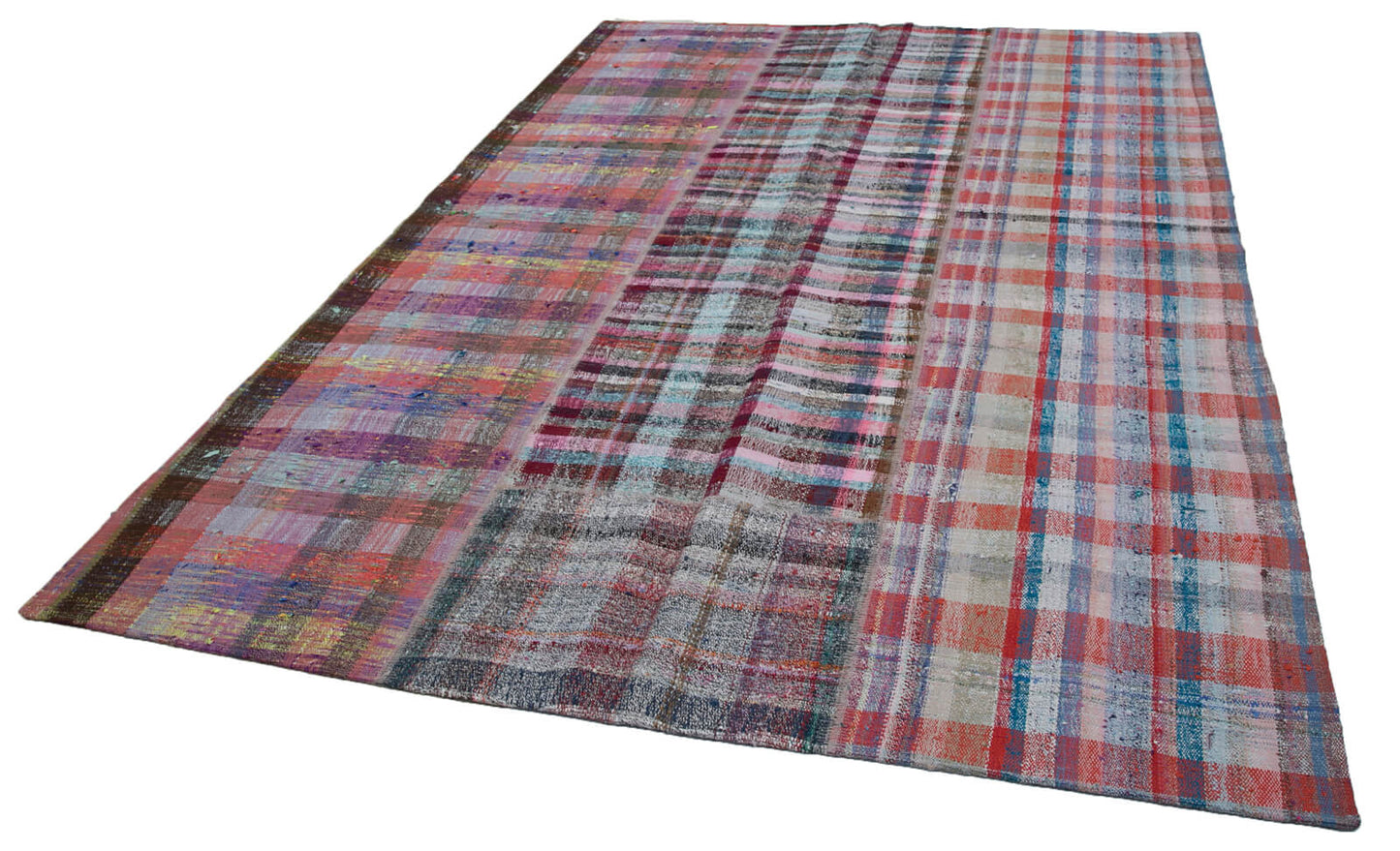 6x10 Multicolor Kilim Patchwork Rug - 30340