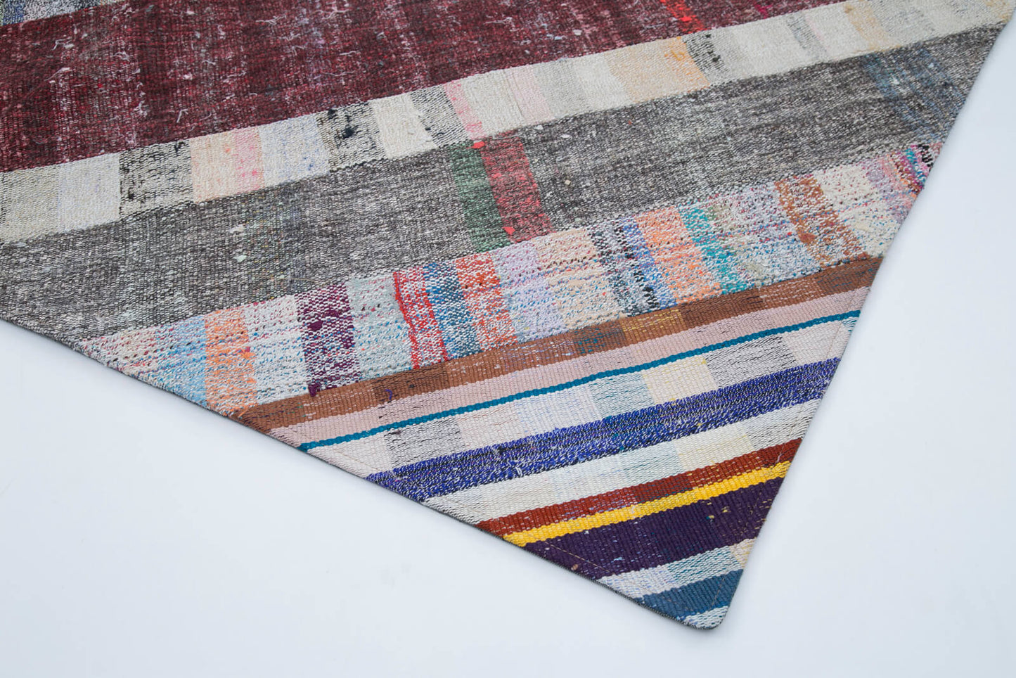 7x10 Multicolor Kilim Patchwork Rug - 30344