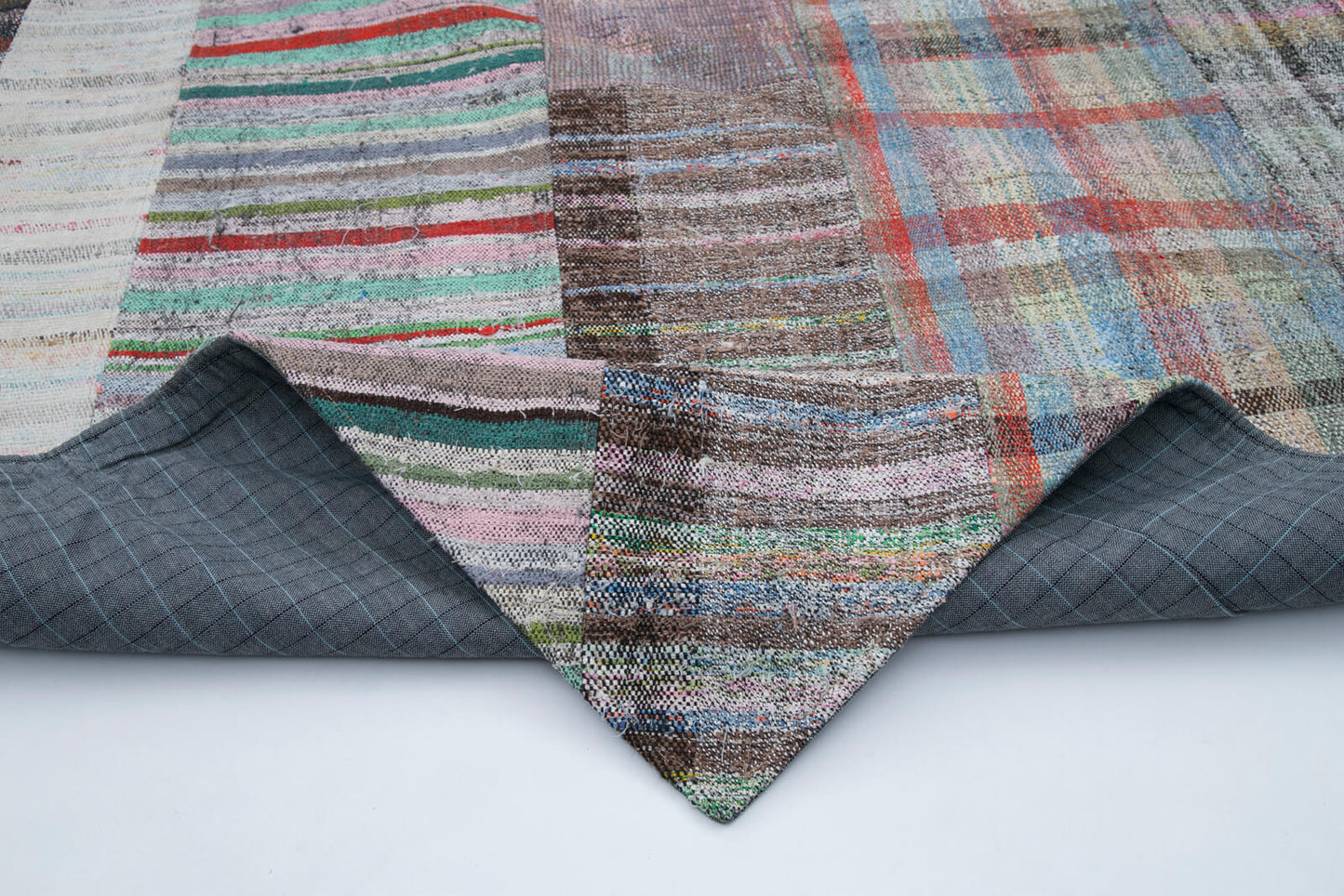 7x10 Multicolor Kilim Patchwork Rug - 30344