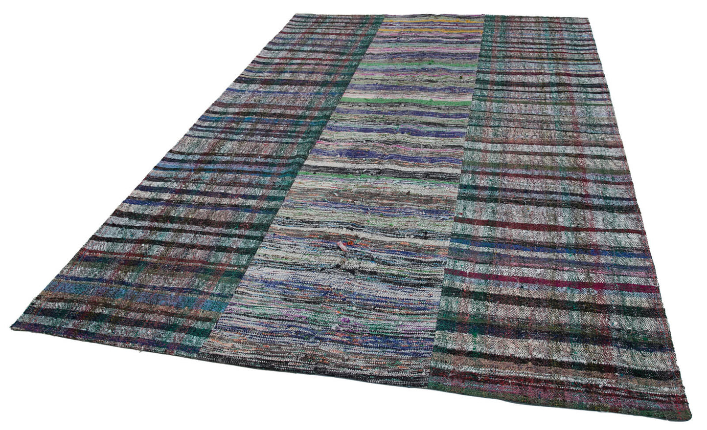 7x10 Multicolor Kilim Patchwork Rug - 30355