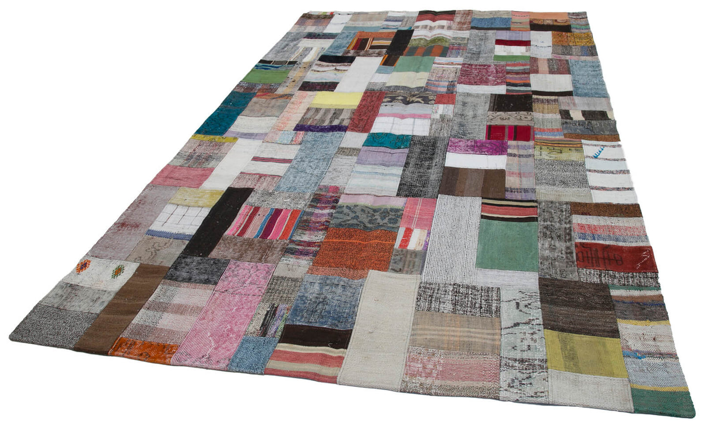 7x10 Multicolor Kilim Patchwork Rug - 30361