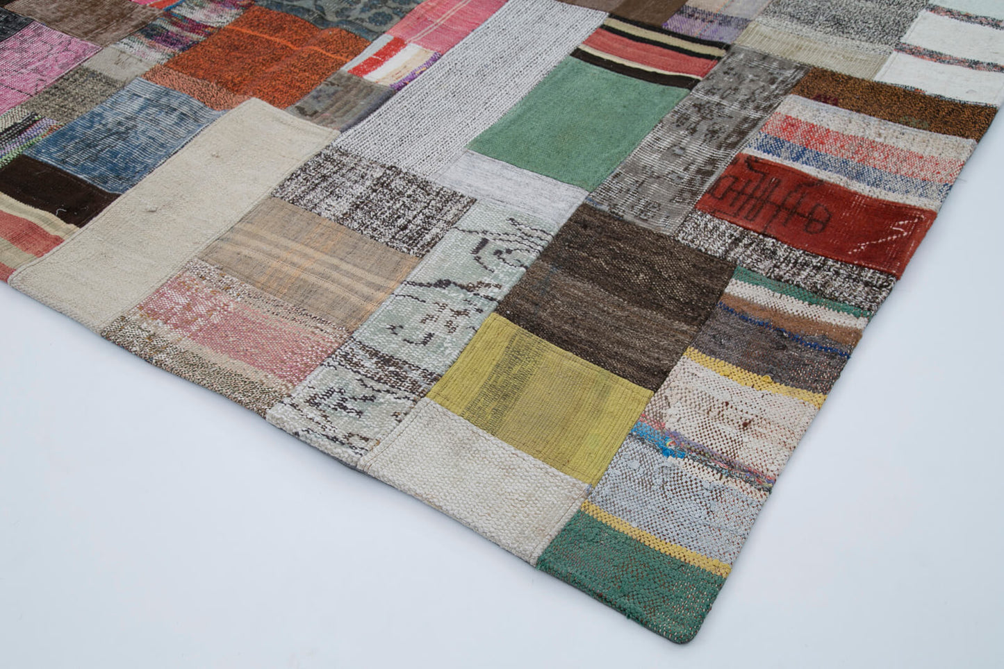 7x10 Multicolor Kilim Patchwork Rug - 30361
