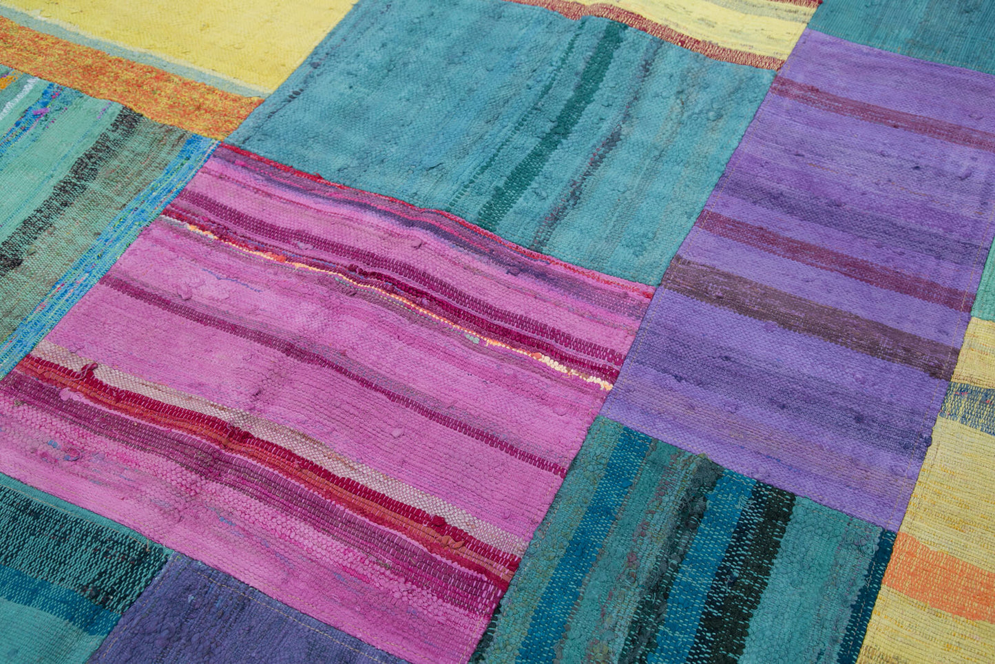 7x10 Multicolor Kilim Patchwork Rug - 30363