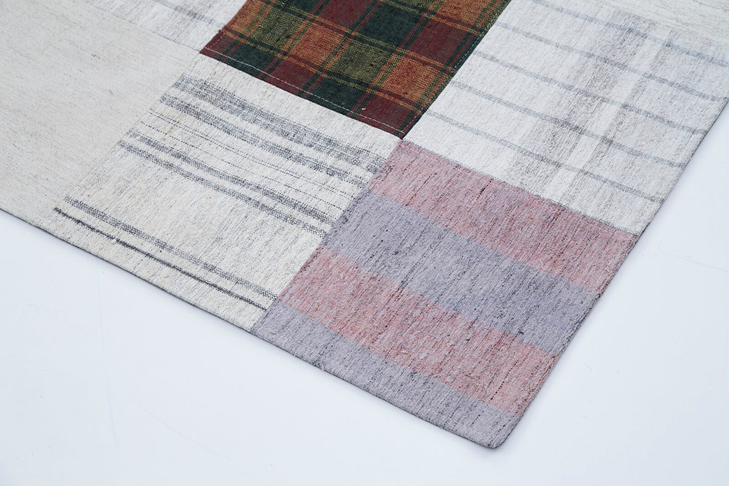 7x10 Multicolor Kilim Patchwork Rug - 30381