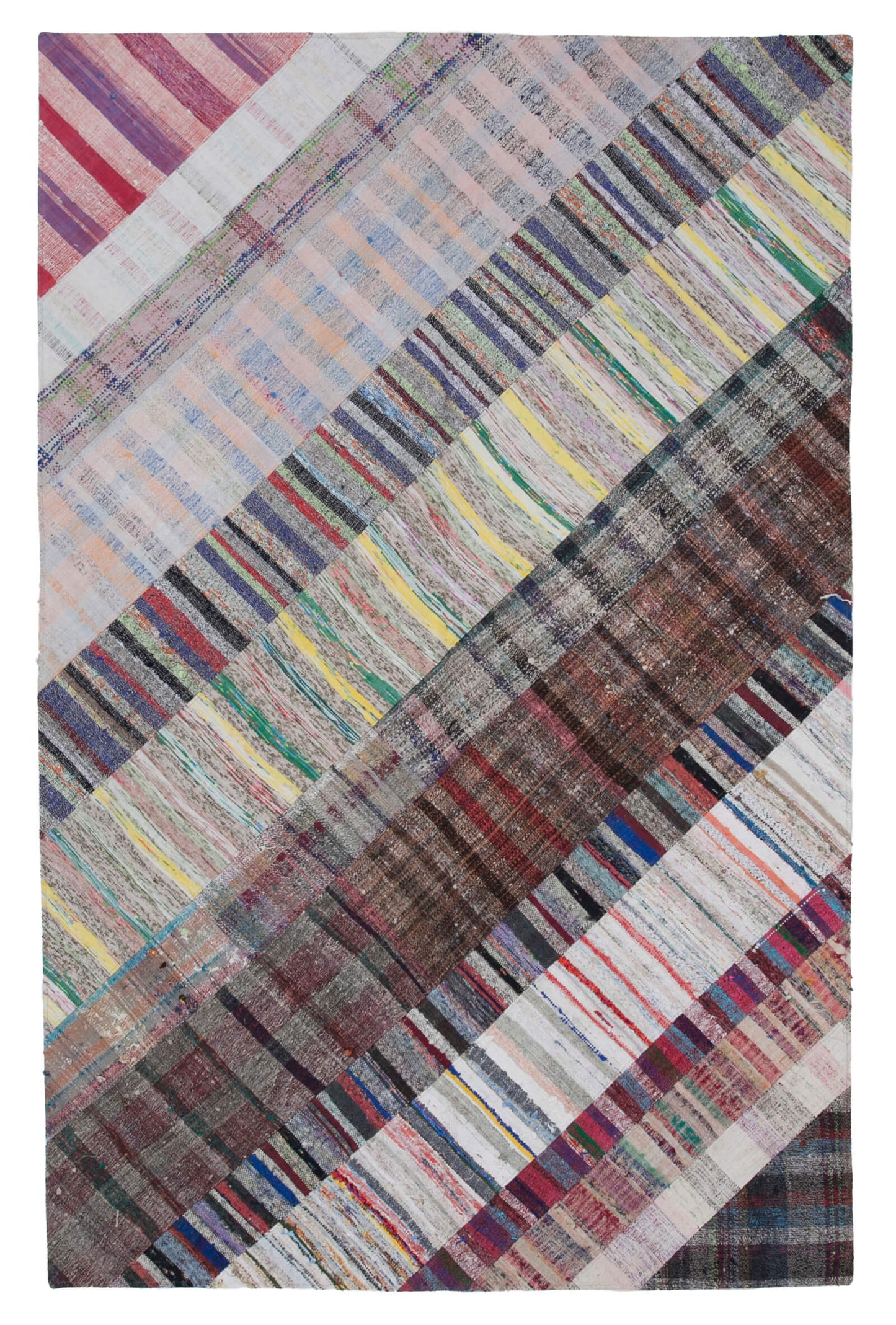 7x10 Multicolor Kilim Patchwork Rug - 30389