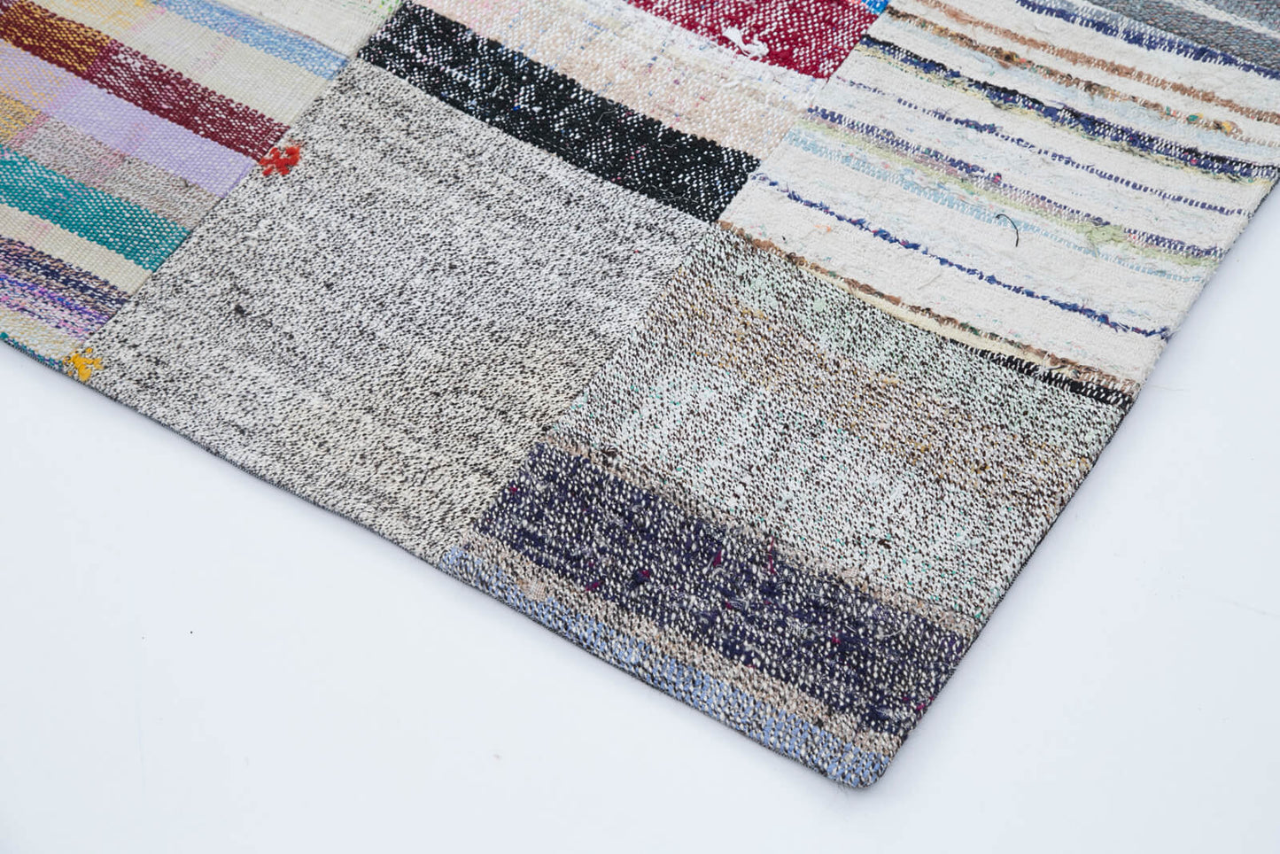7x10 Multicolor Kilim Patchwork Rug - 30402