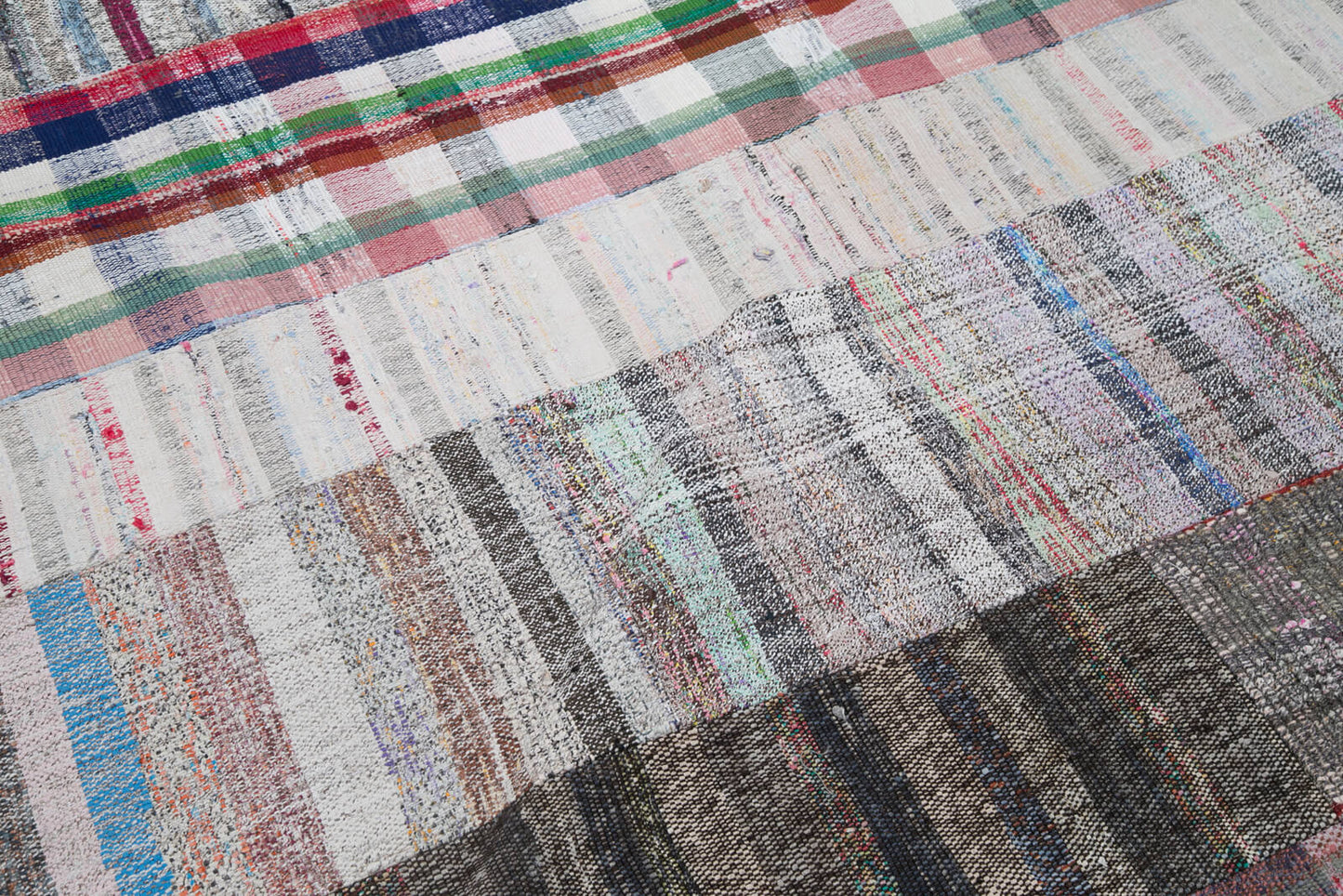 7x10 Multicolor Kilim Patchwork Rug - 30412