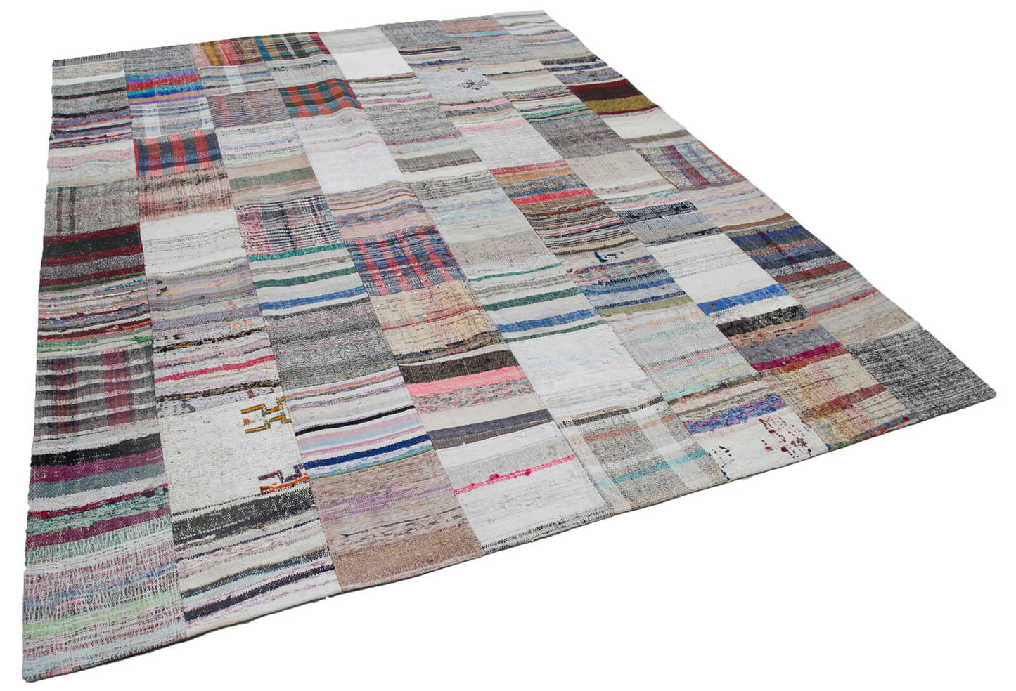 8x10 Multicolor Kilim Patchwork Rug - 30416
