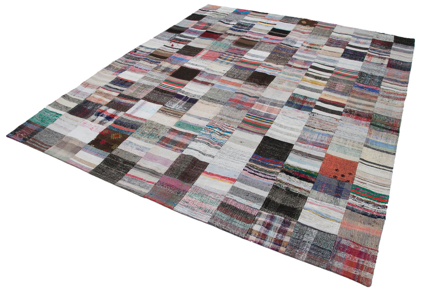 8x10 Multicolor Kilim Patchwork Rug - 30417