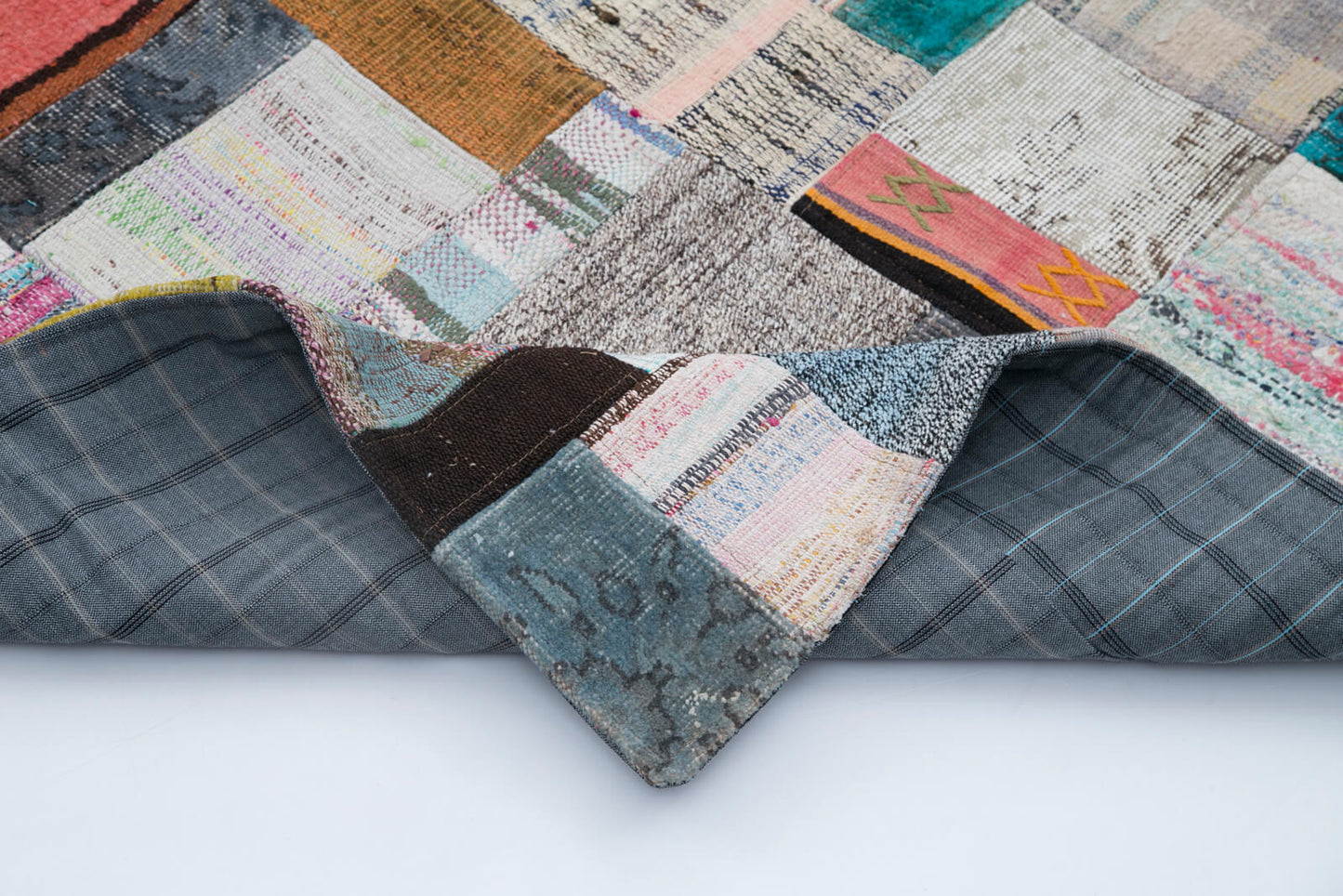 8x10 Multicolor Kilim Patchwork Rug - 30421