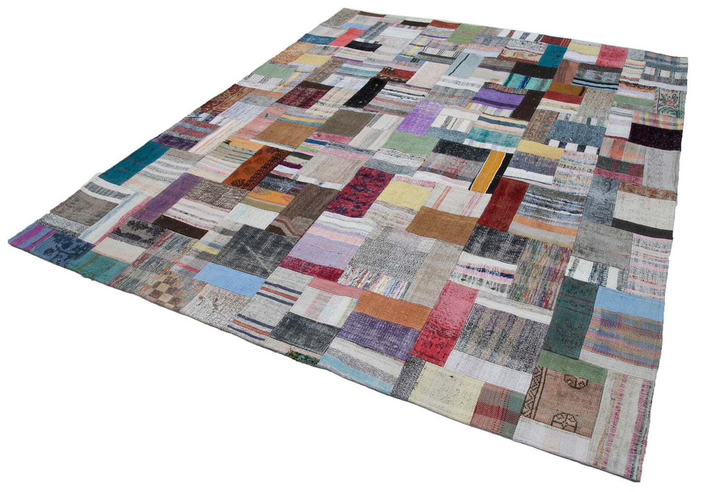 8x10 Multicolor Kilim Patchwork Rug - 30422