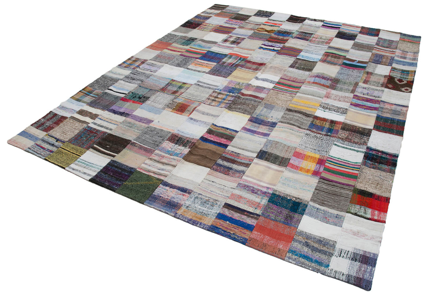 8x10 Multicolor Kilim Patchwork Rug - 30437